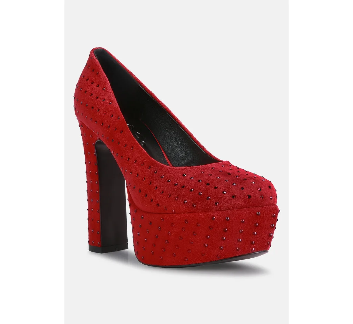Poppins Glinting Platform High Pumps by Rag & Co