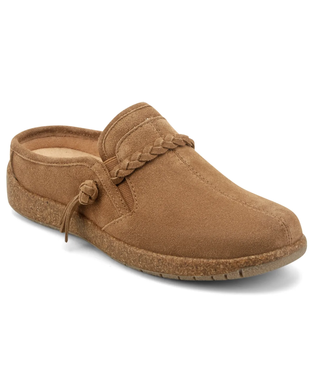 Rosalin Suede Braided Slip-On Clogs by Earth