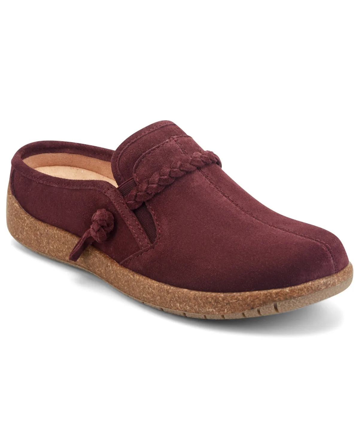 Rosalin Suede Braided Slip-On Clogs