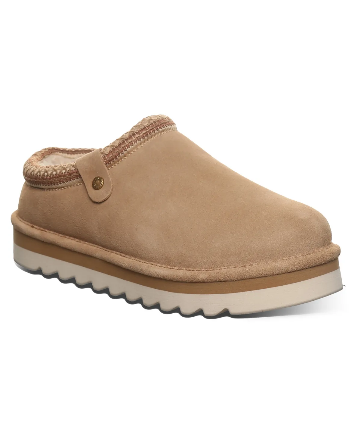 Calista Braided Trim Platform Clogs