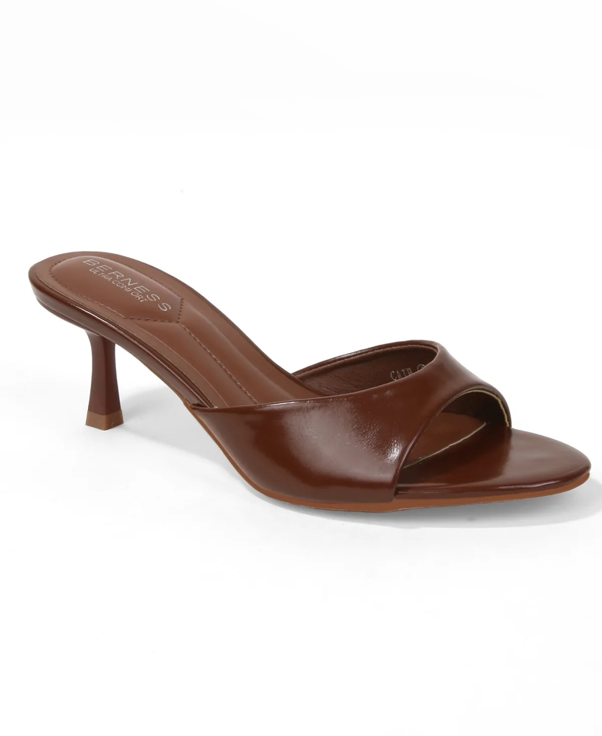 Cath Minimalist Heeled Slides by Berness