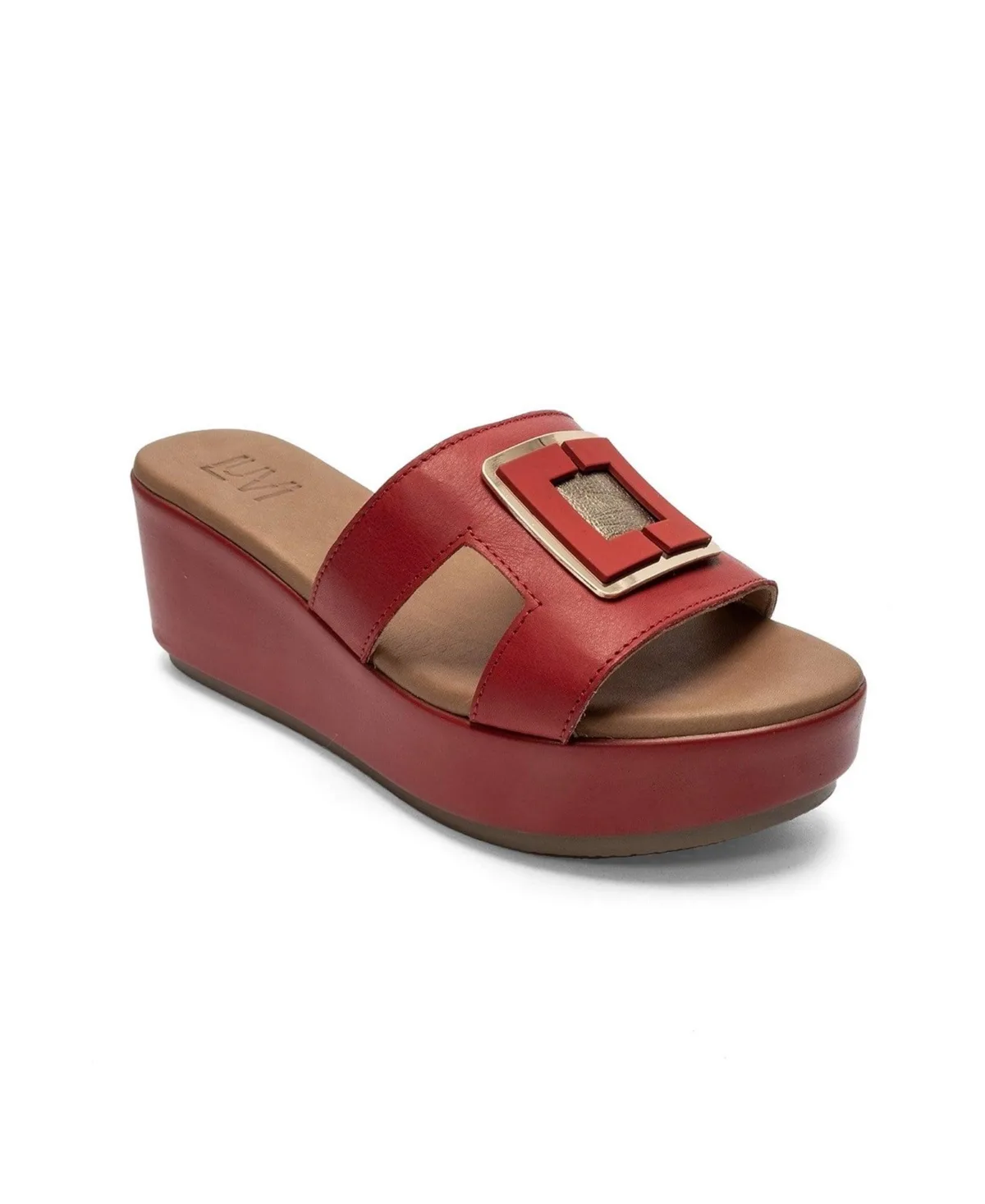 Hiola Leather Platform Sandal