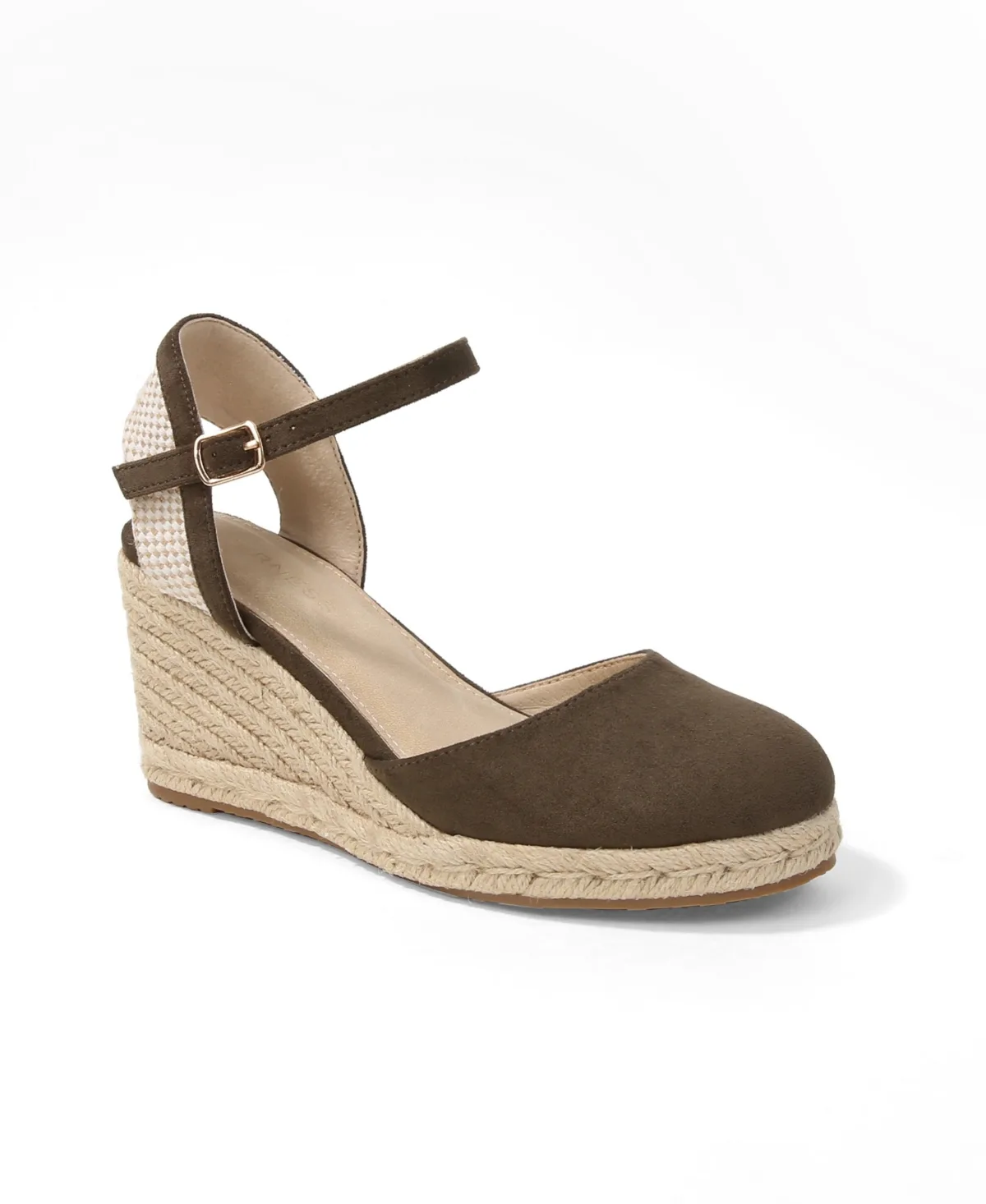 Marlene Jute-Wrapped Closed Toe Espadrille Wedges by Berness