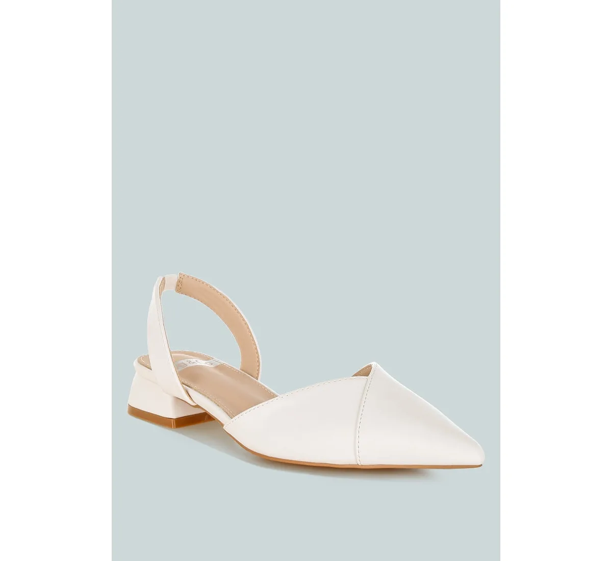 Tijay Soft Real Leather Slingback Sandals by Rag & Co