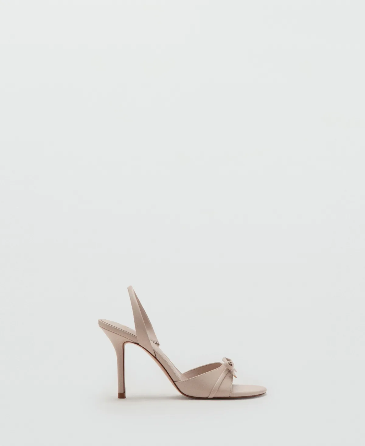 Bow Detail Strappy Heeled Sandals by Mango