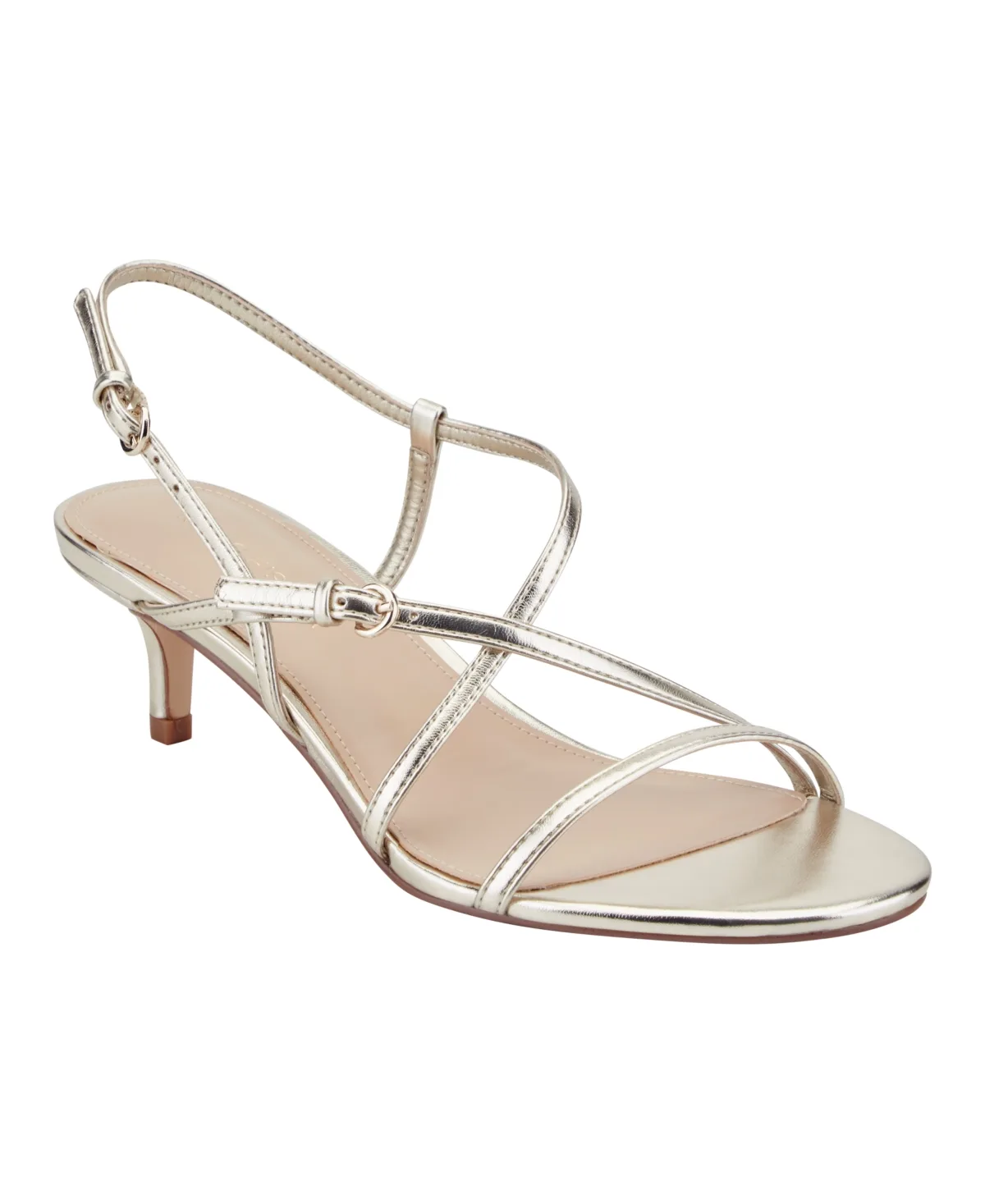 Sanae Strappy Kitten Heel Dress Sandals