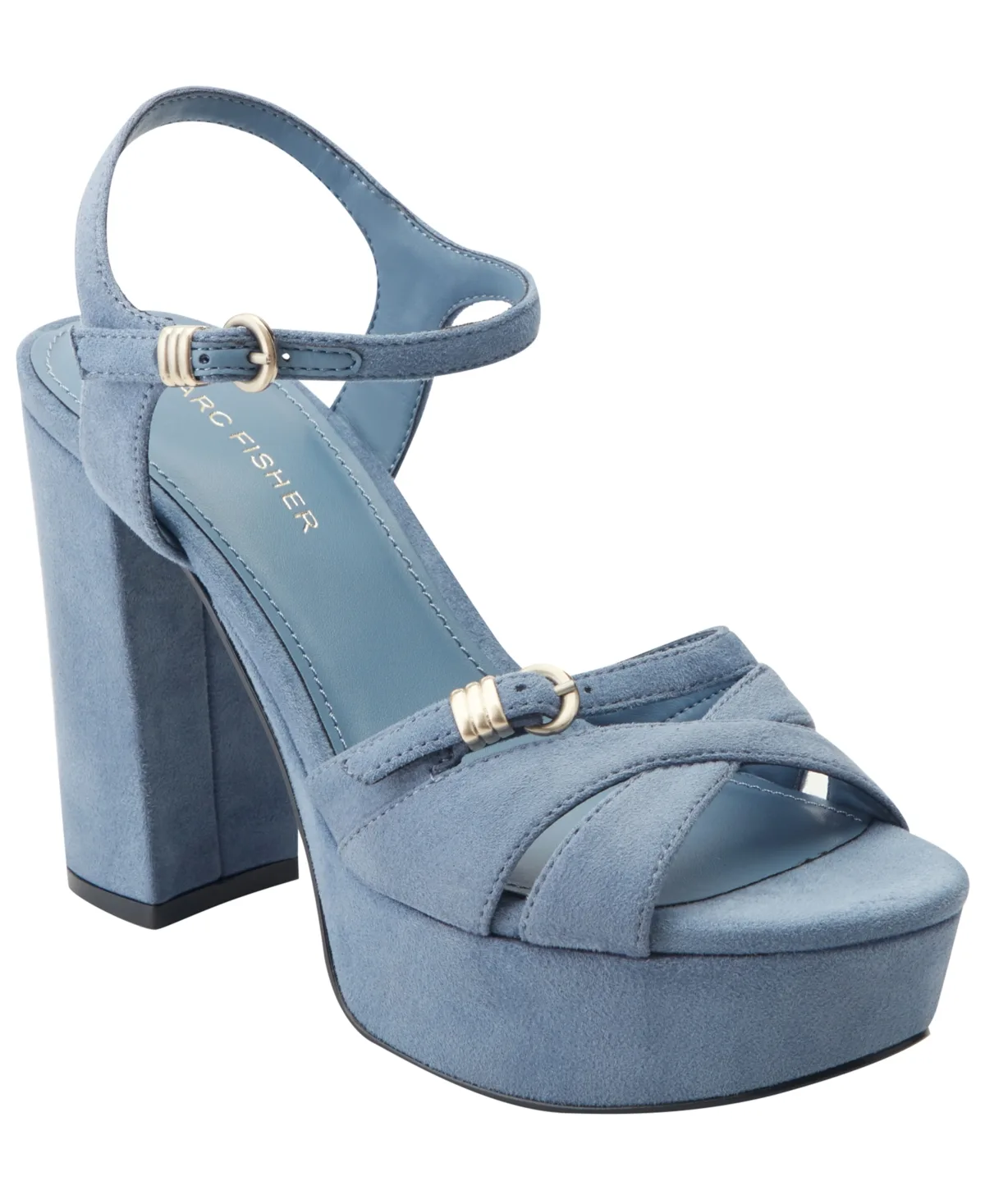 Dollup Multi Strap Platform Sandals by Marc Fisher