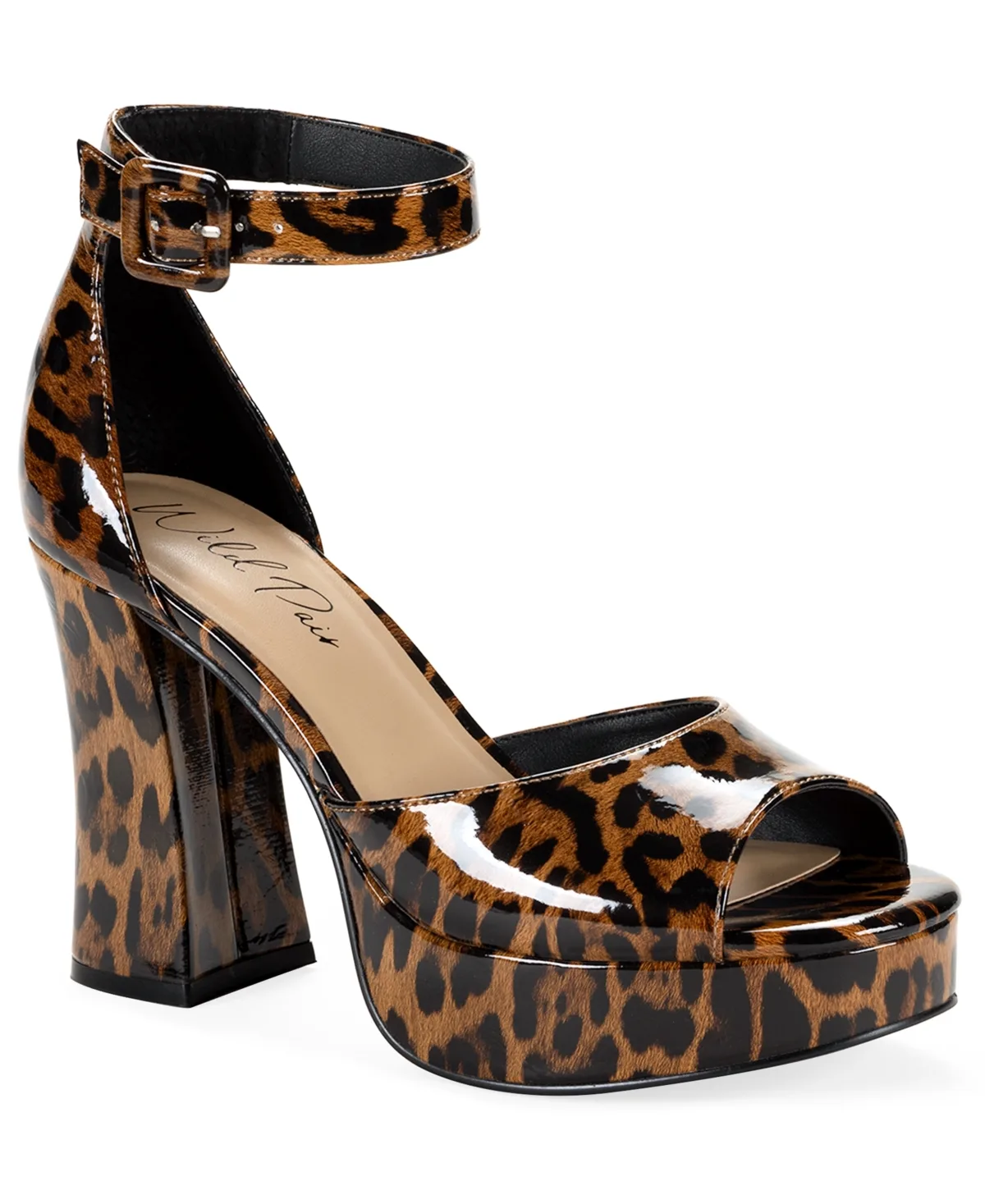 Katjaa Platform Block Heel Dress Sandals by Wild Pair