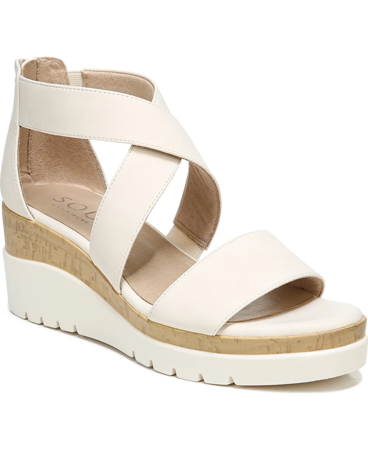Goodtimes Ankle Strap Wedge Sandals by Soul Naturalizer