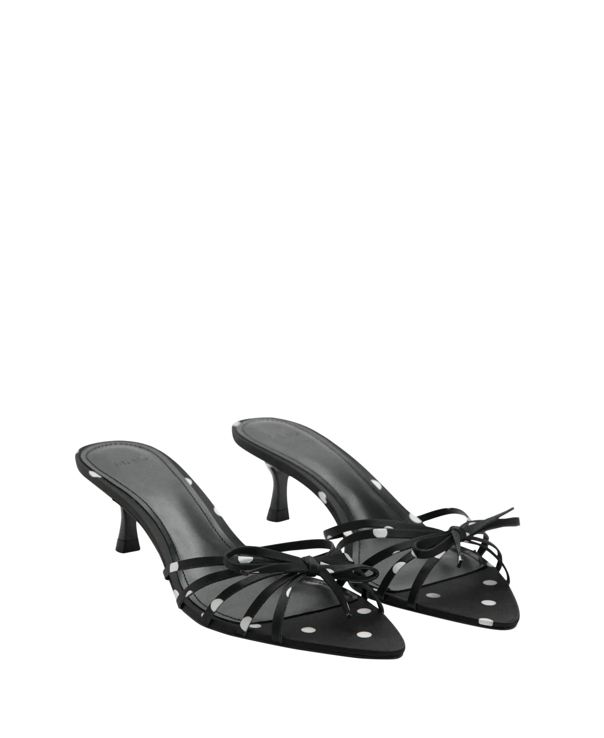 Bow Detail Heeled Sandals by Mango