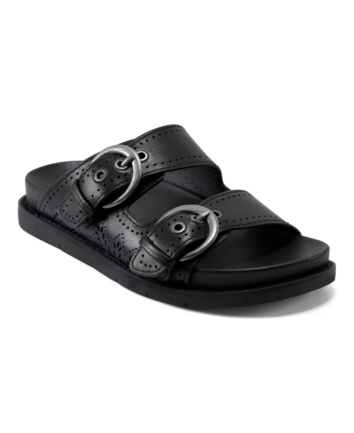 Francii Double Band Flat Slip-On Sandals