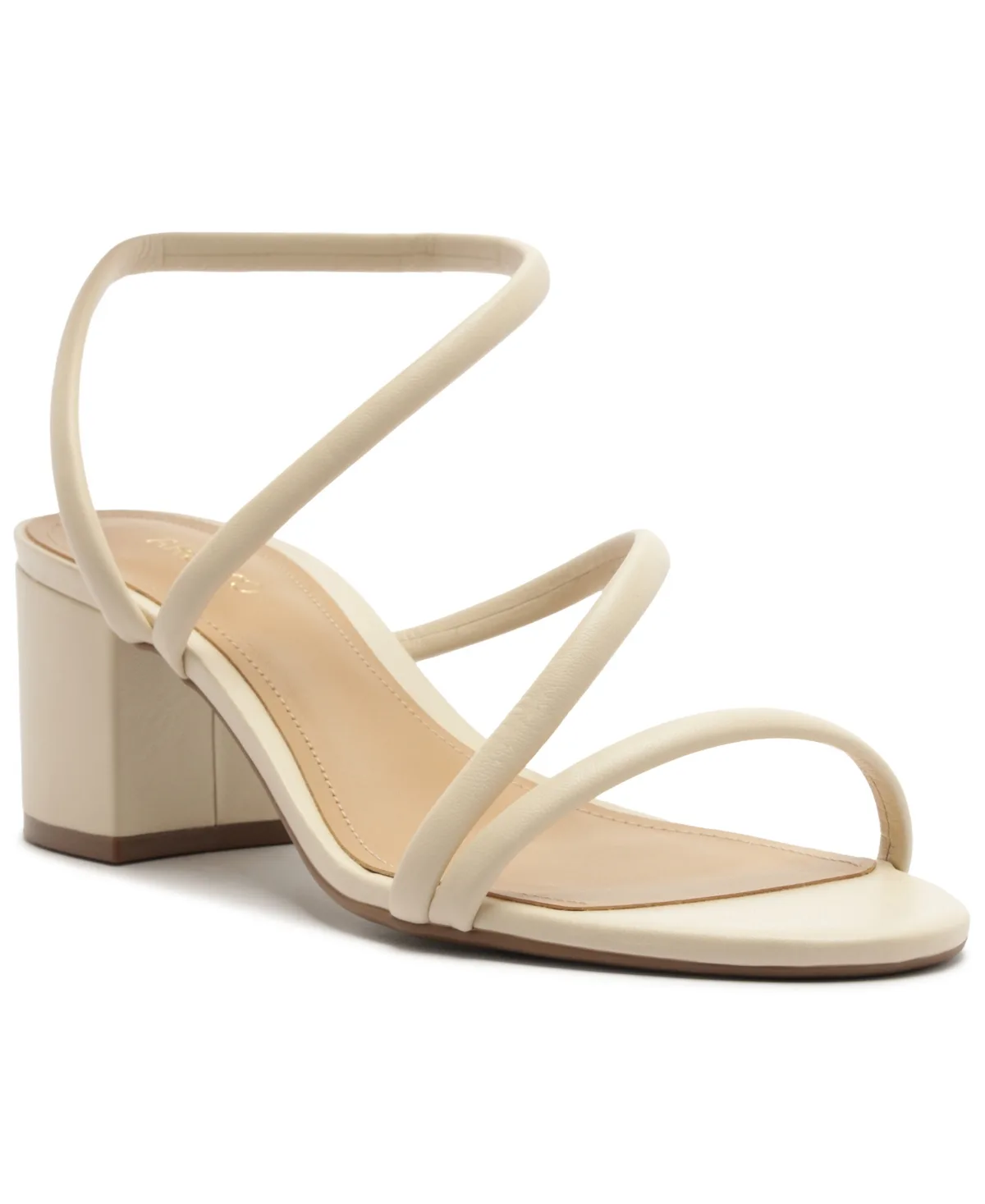 Mikayla Round Toe Mid Block Sandals by Arezzo