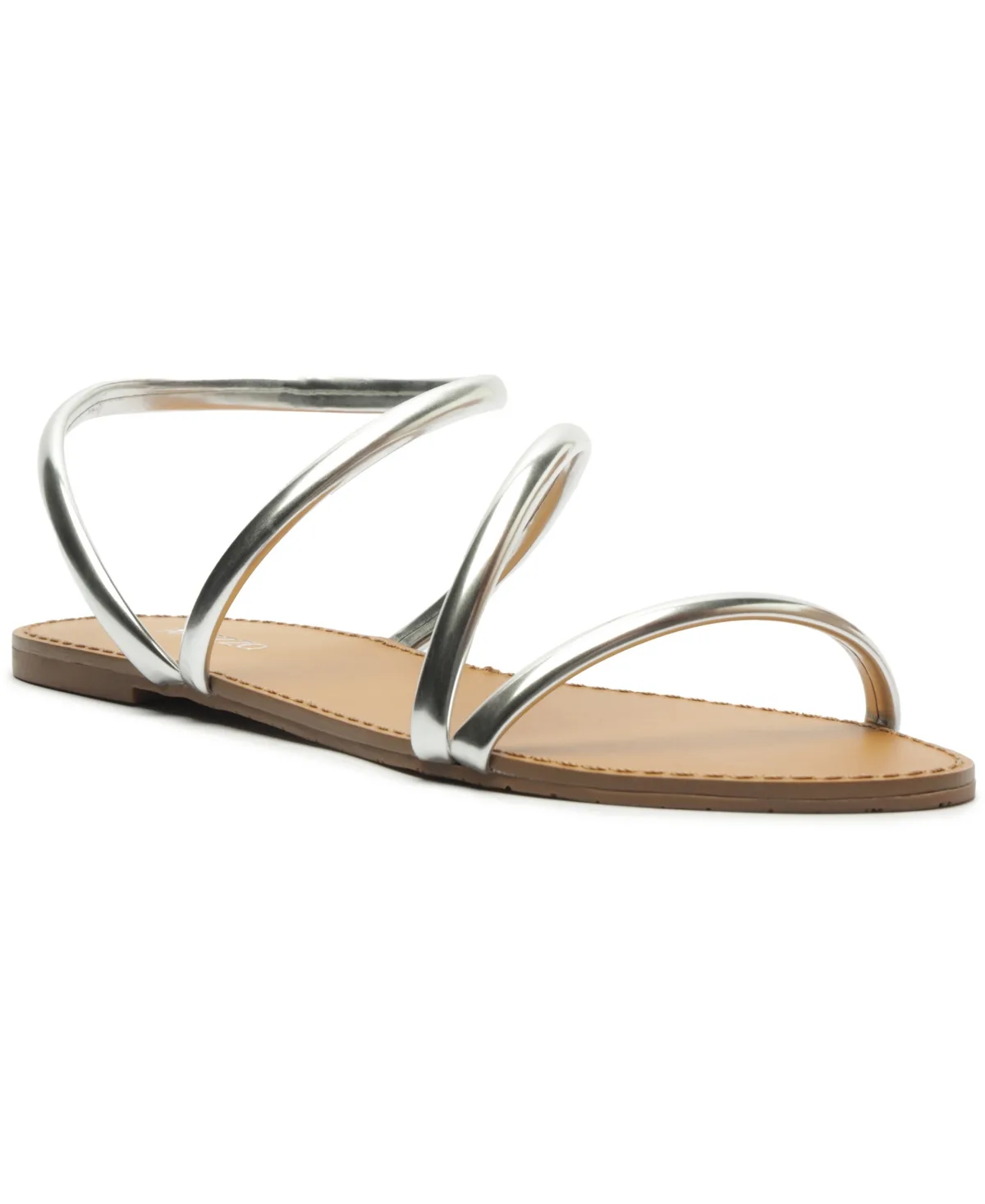 Mikayla Round Toe Flat Sandals by Arezzo