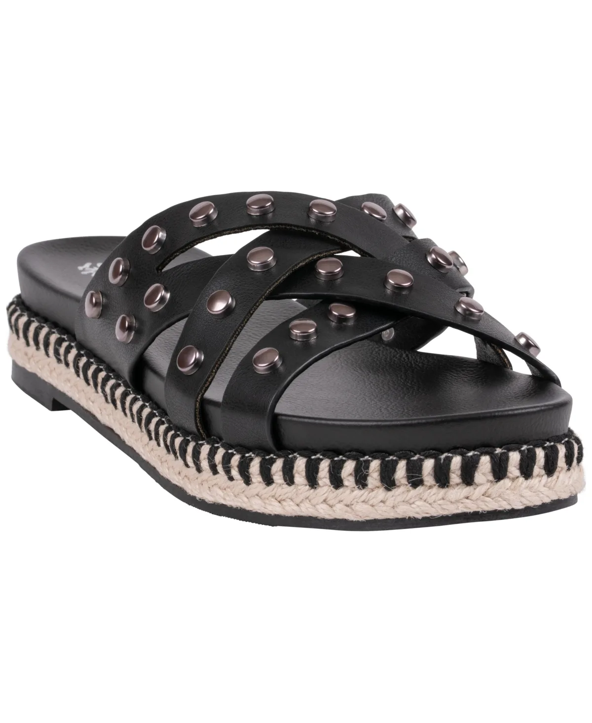 Stud Detail Slip-On Sandals