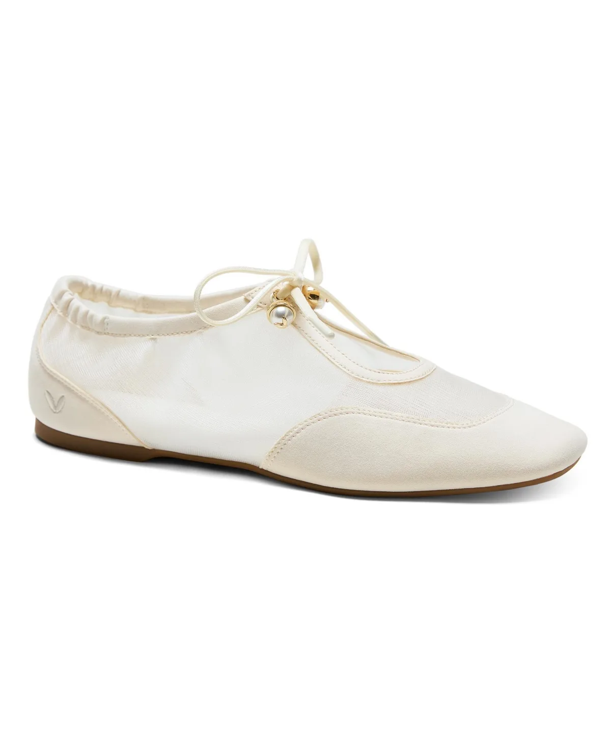 Ciara Square-Toe Organza Sneakerinas by Vivaia