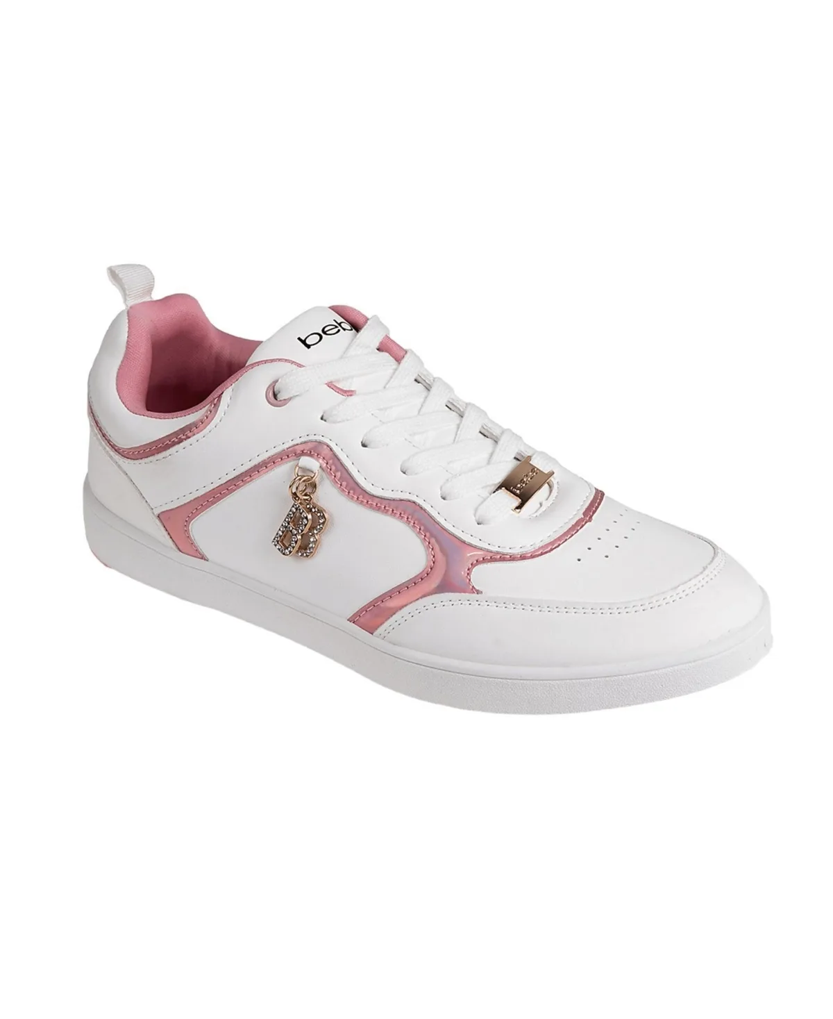 Stylish and Sparkly Sneaker with Rhinestone Dangle Charms by Bebe