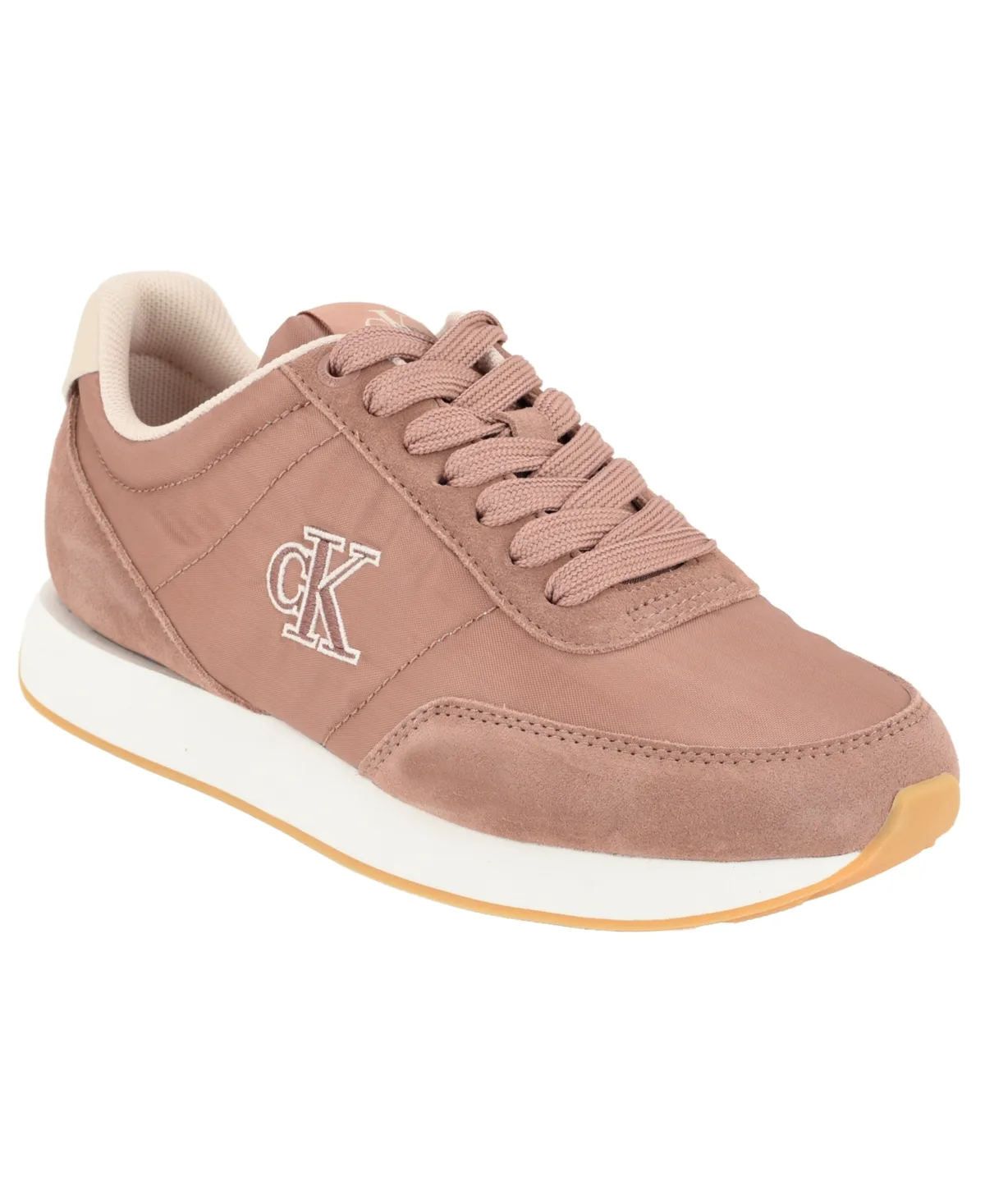 Tollyn Suede Lace-Up Sneakers by Calvin Klein