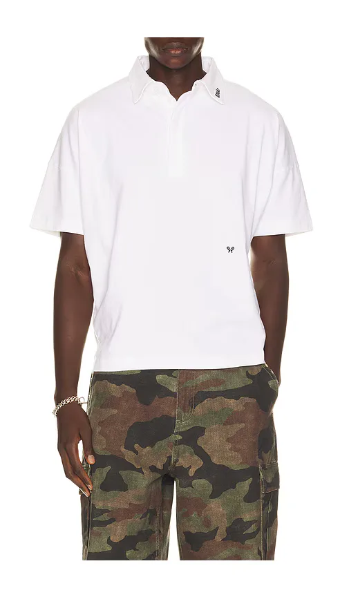 Short Sleeve Jersey Polo Shirt by Rhude