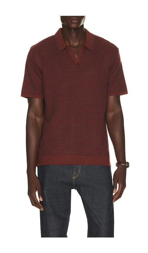 Liam Sweater Polo Sweater by Marine Layer