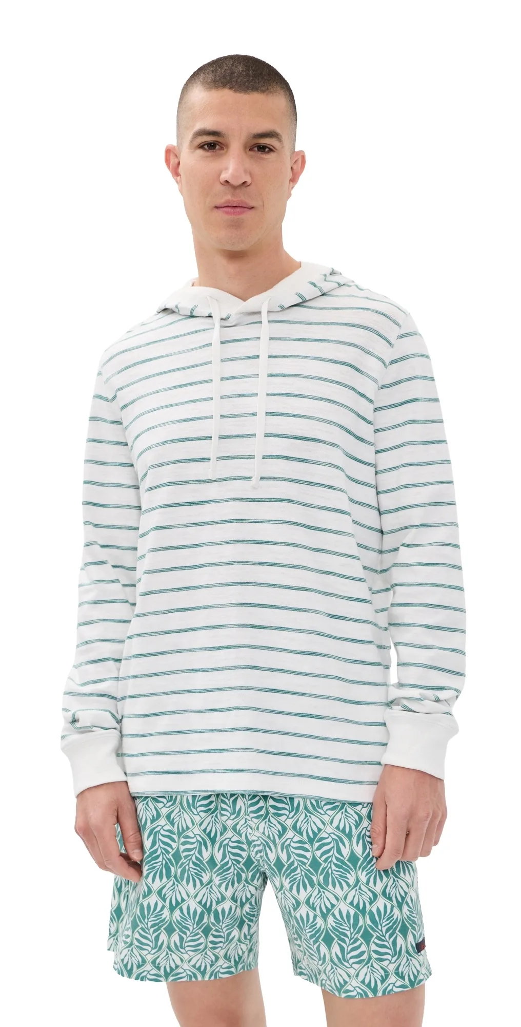 Sunwashed Slub Hoodie by Faherty