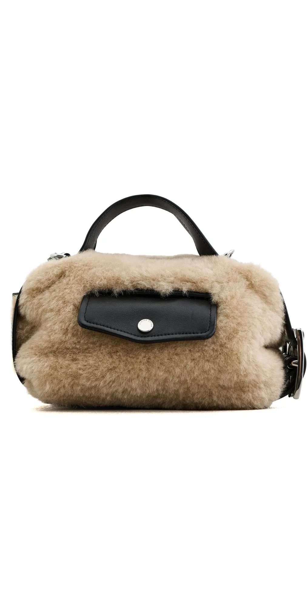 Mini Faux Fur Biker Belt Bag by Simone Rocha