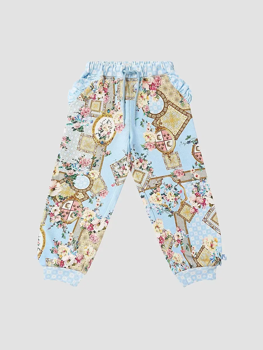 Printed Ruffled Joggers by Camilla