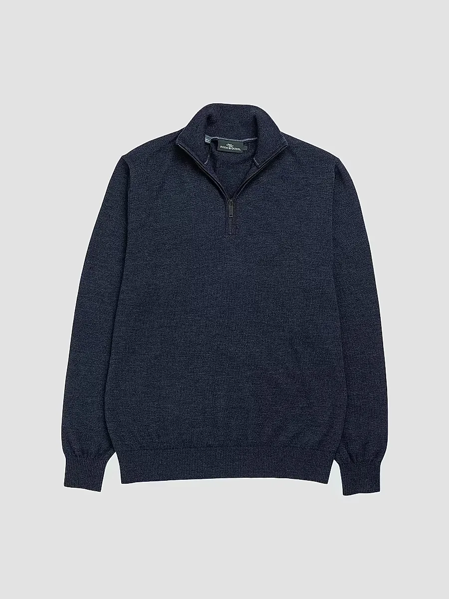 Calderwell Wool Quarter-Zip Sweater