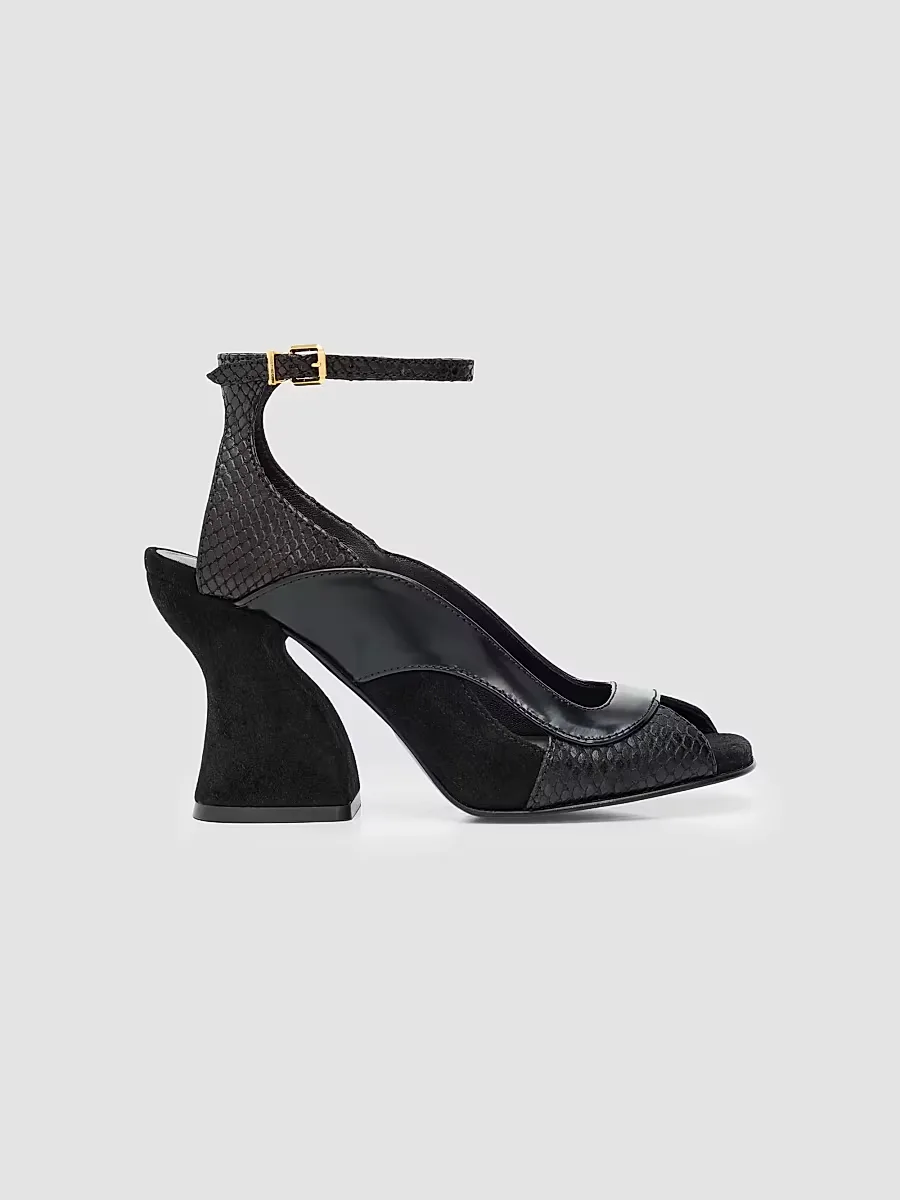 Marvi 75MM Leather Sandals by Zimmermann