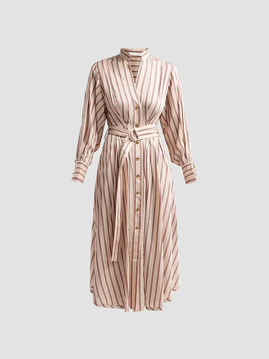 Valiant Tuck Midi Shirtdress by Zimmermann