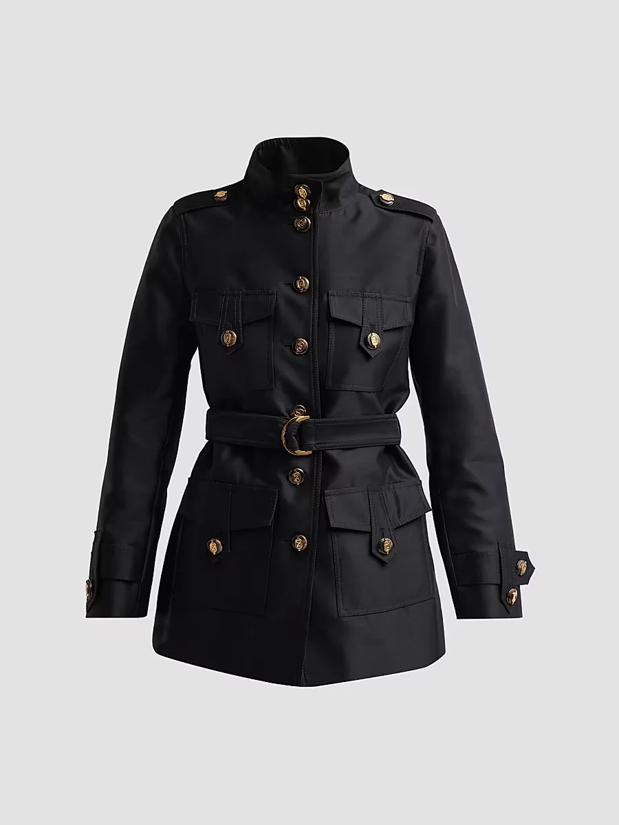Valiant Wool-Silk Utility Jacket by Zimmermann