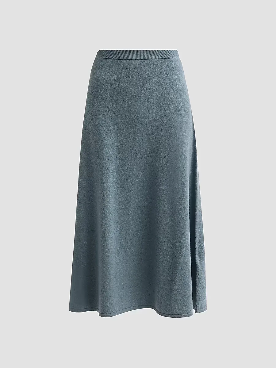 Valiant Wool-Cashmere Midi Skirt by Zimmermann