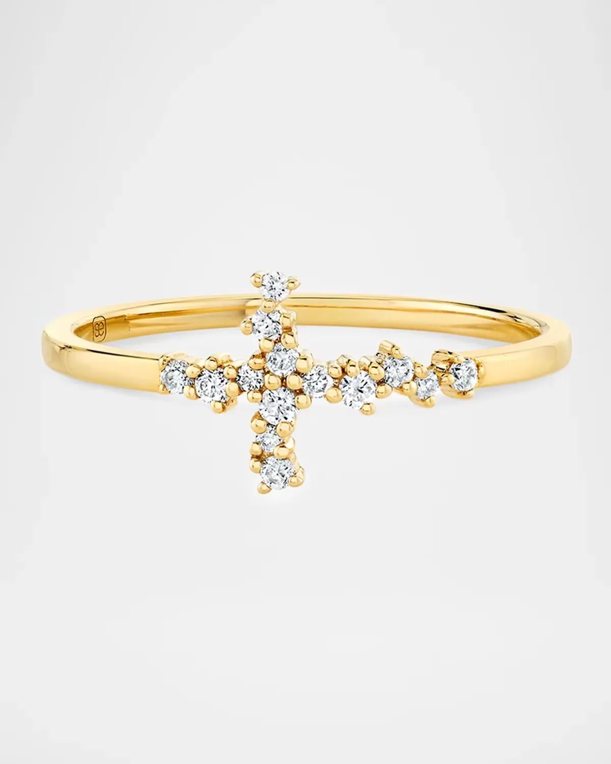 14K Yellow Gold & 0.12 TCW Diamond Ring by Sydney Evan