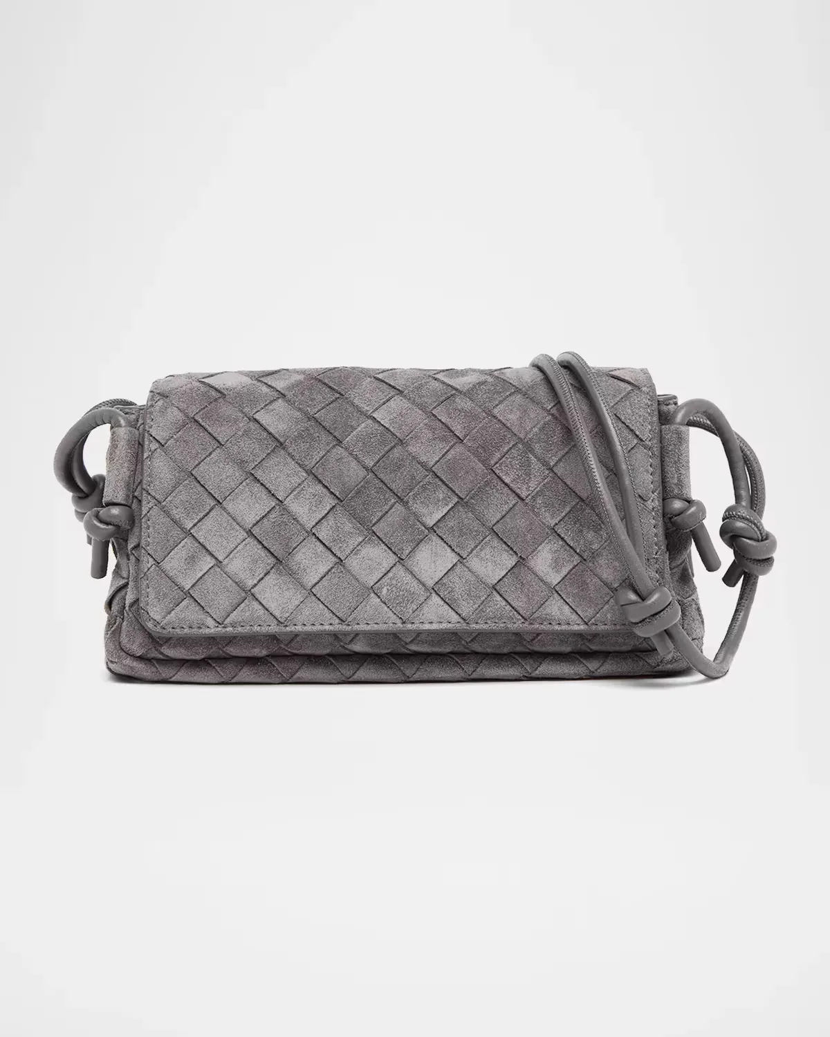 Smooth Suede Crossbody Bag by Bottega Veneta