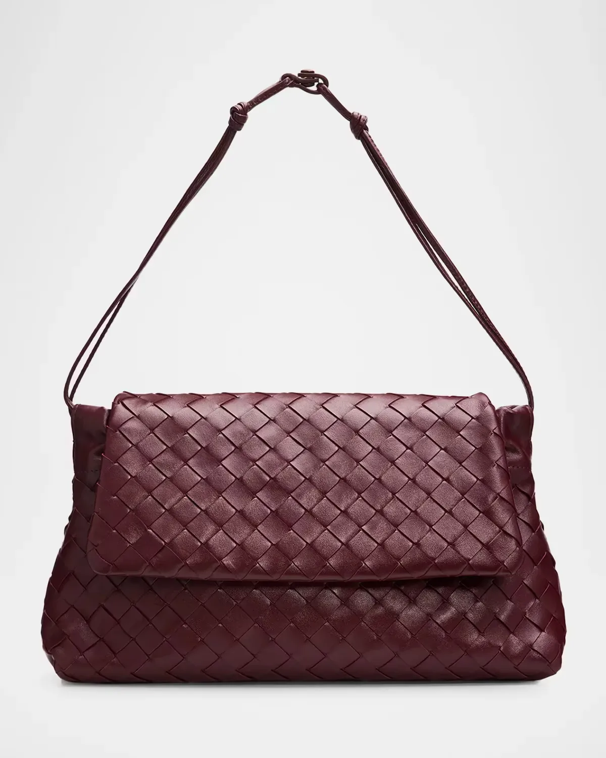 Giorno Leather Drawstring Shoulder Bag by Bottega Veneta