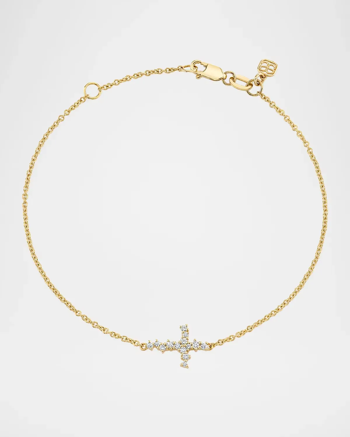 14K Yellow Gold & 0.08 TCW Diamond Bracelet by Sydney Evan