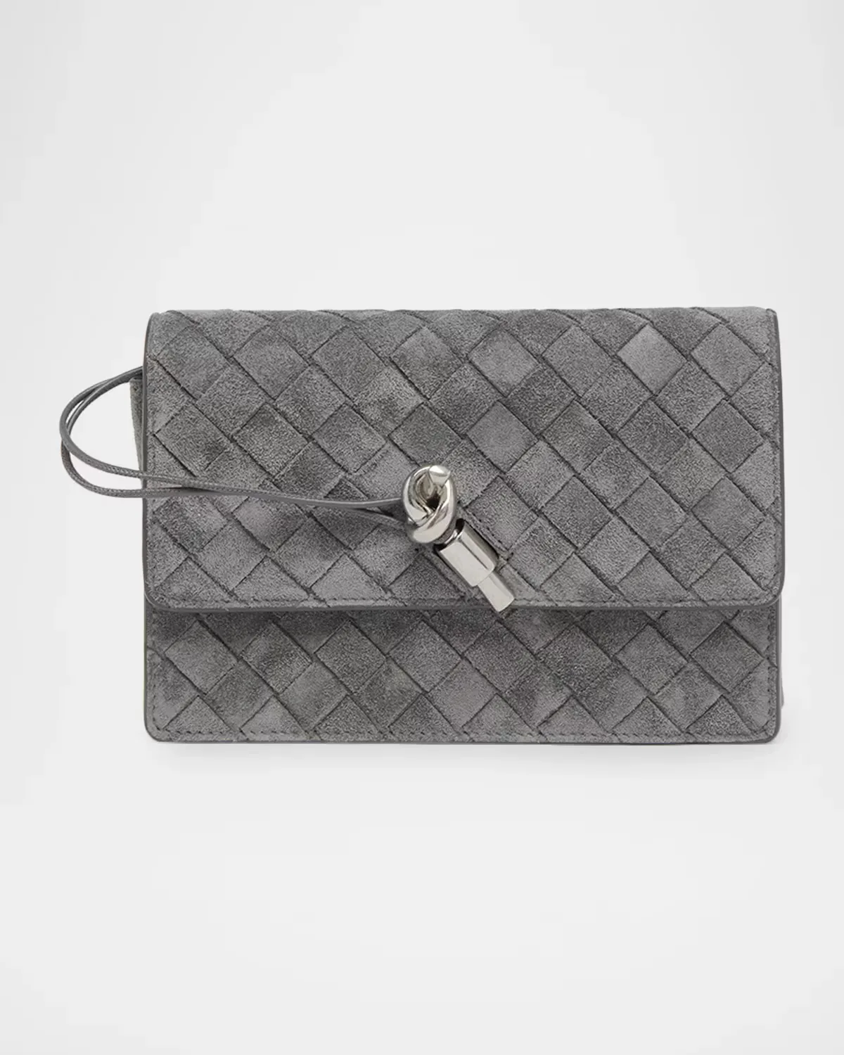 Andiamo Suede Wallet-On-Chain by Bottega Veneta