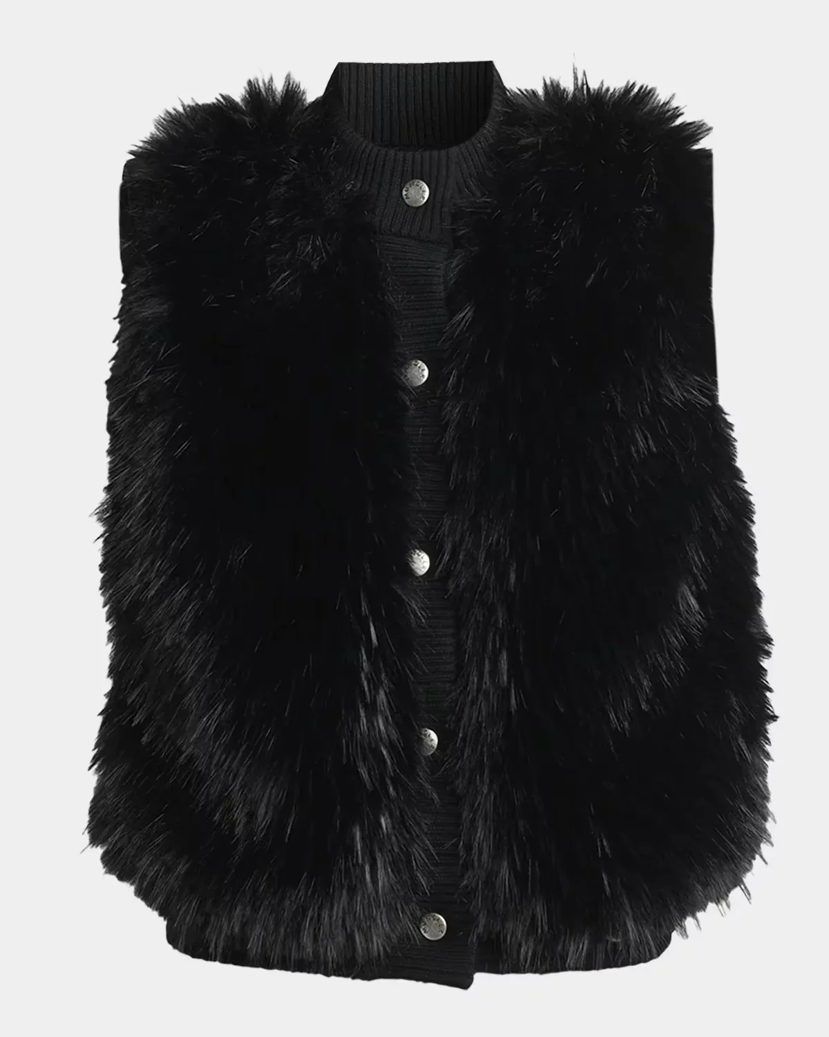 Tadorne Shearling Down-Fill Vest by Moncler