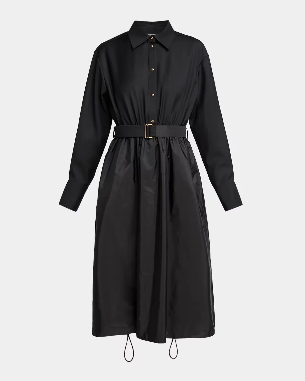 Belted A-Line Shirtdress by Moncler