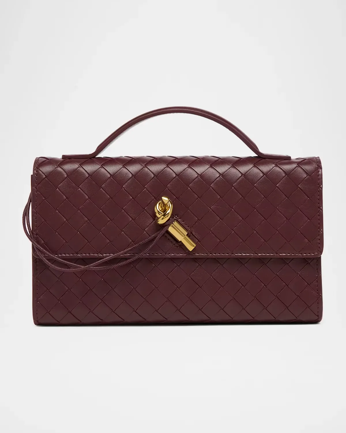 Andiamo Leather Clutch