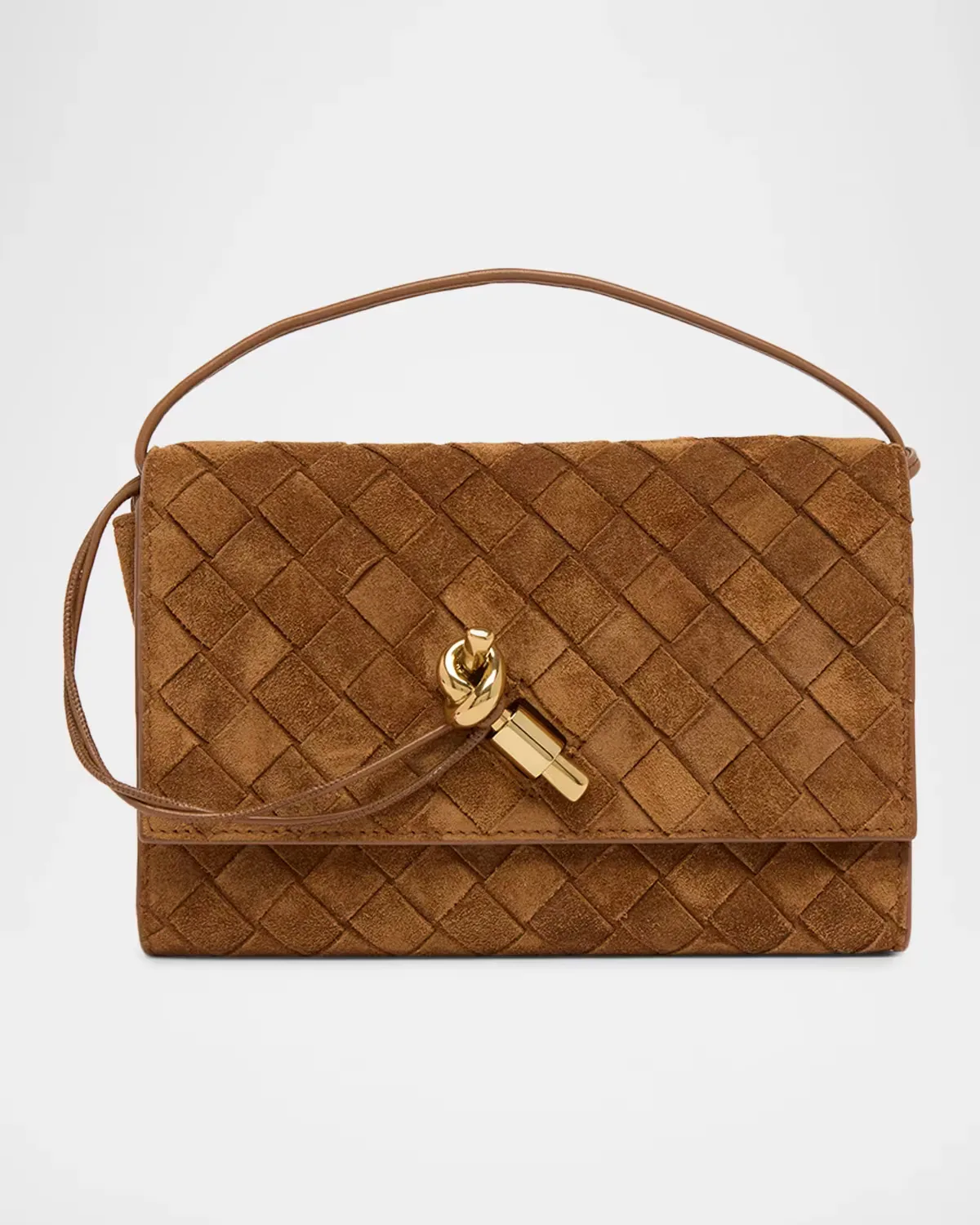 Andiamo Leather Wallet-On-Chain by Bottega Veneta