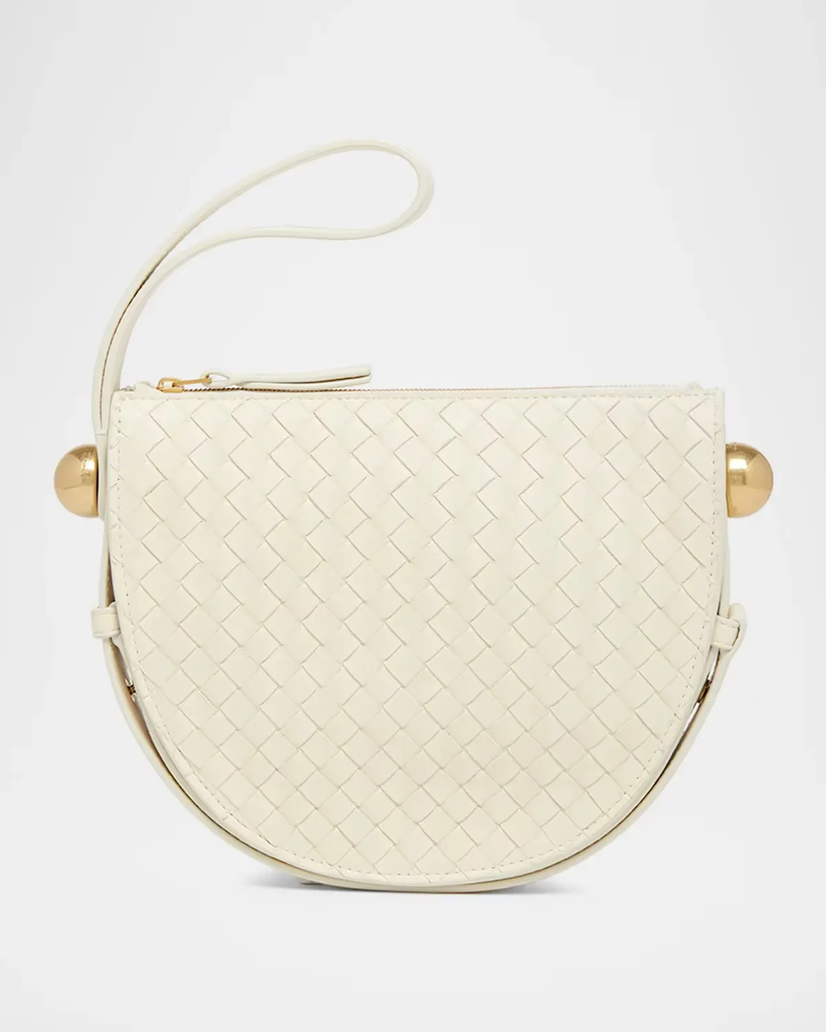 Spichio Small Leather Shoulder Bag by Bottega Veneta