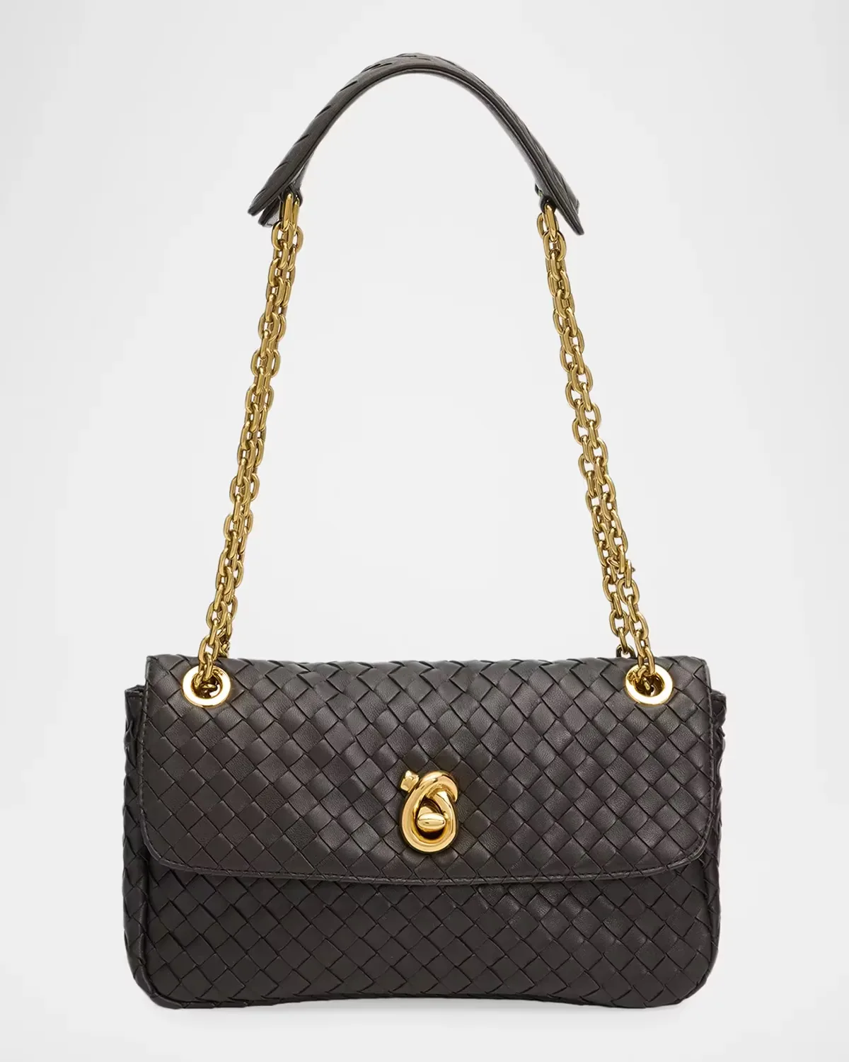 Madison Small Leather Shoulder Bag by Bottega Veneta