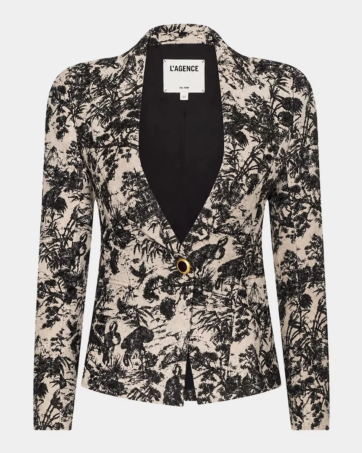 Kaisley Jacquard Toile Blazer by L & apos;AGENCE