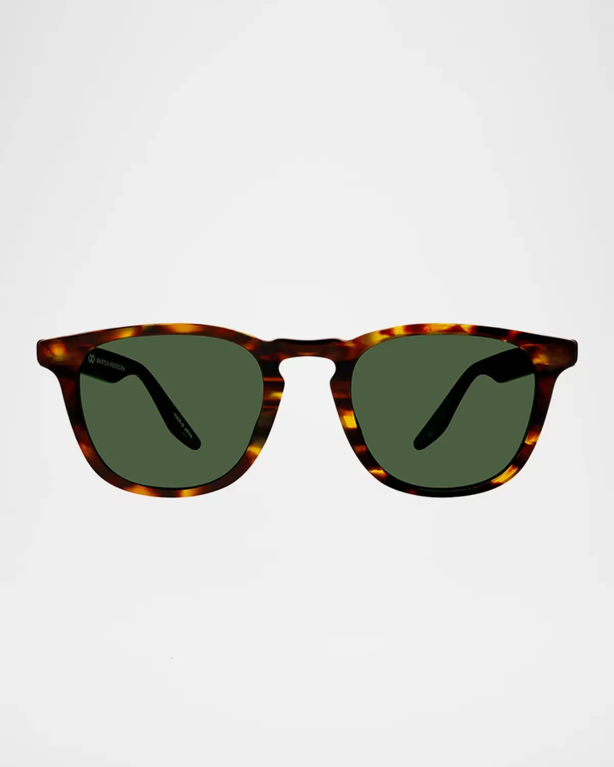 Dino Keyhole-Bridge Rounded Square Sunglasses by Barton Perreira