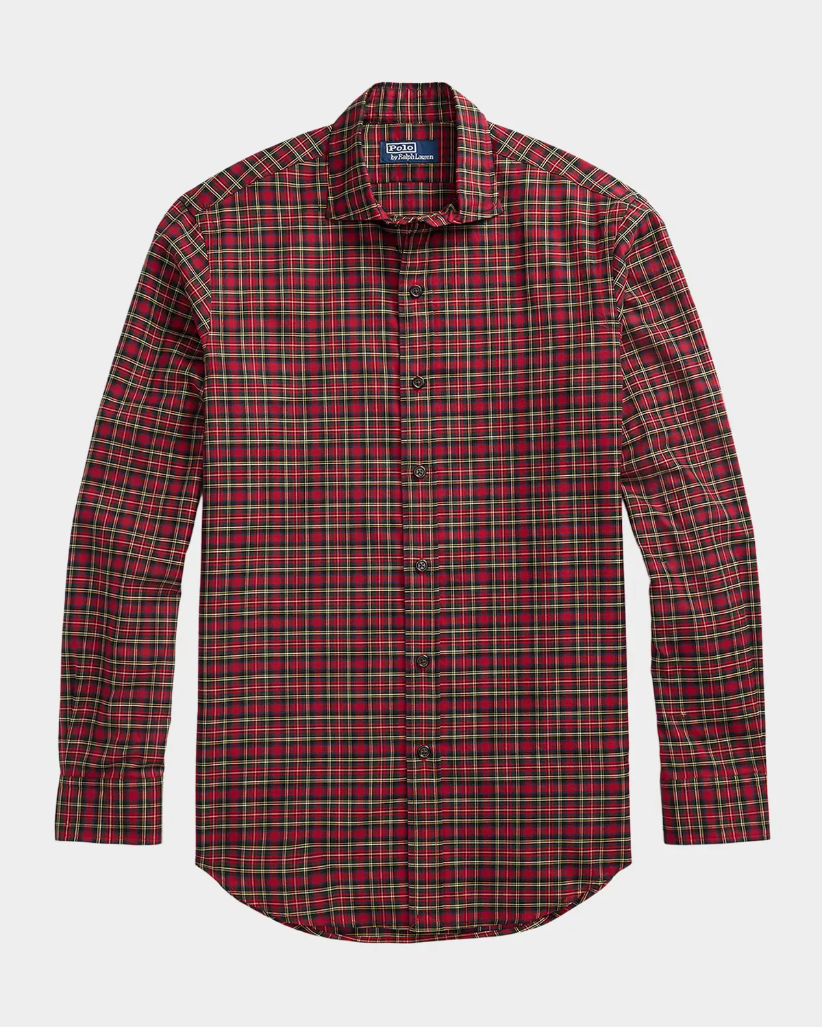 Classic Fit Plaid Twill Button-Down Shirt