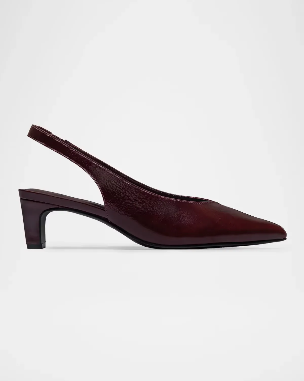 50mm Maude Leather Slingback Pumps