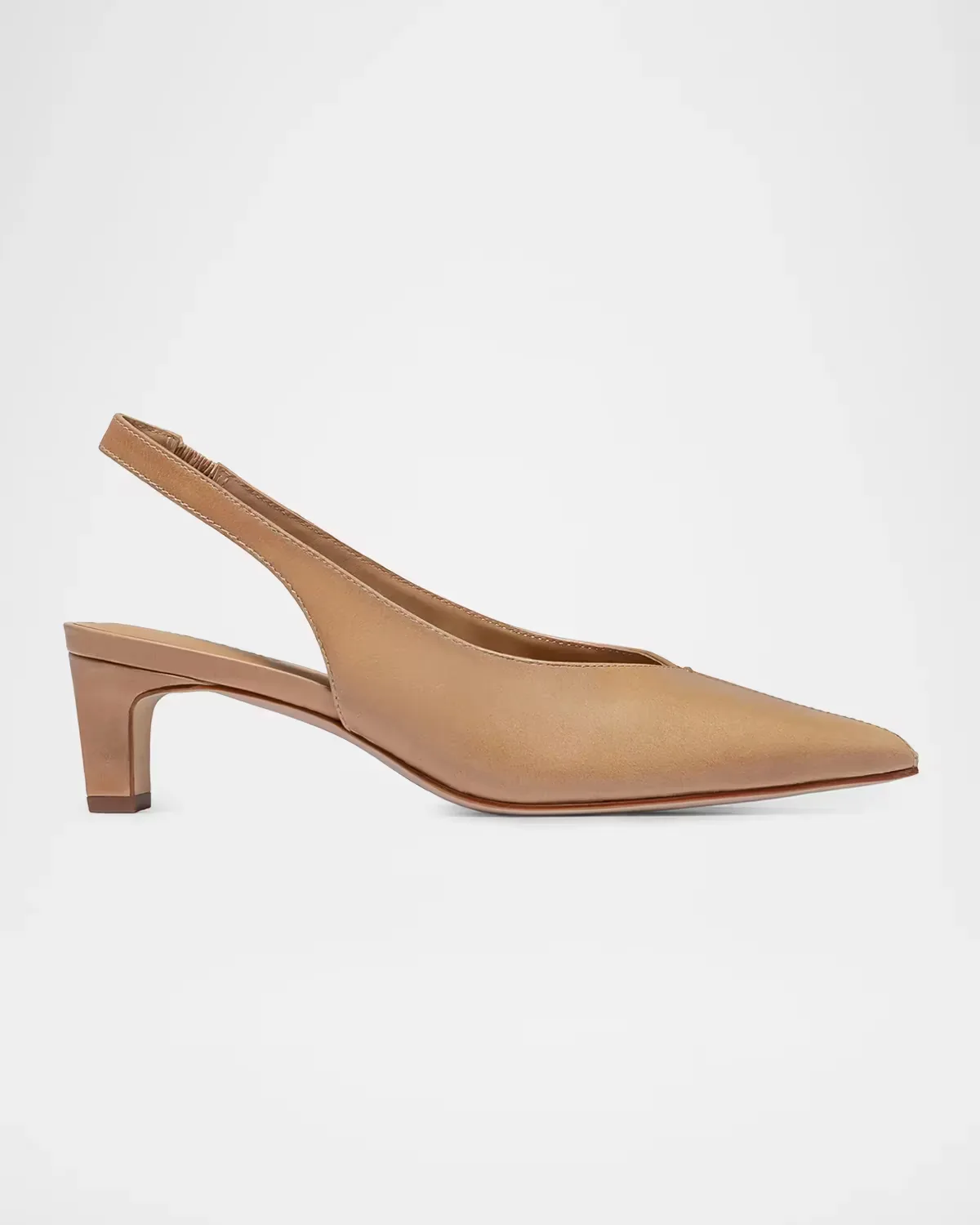 50mm Maude Leather Slingback Pumps