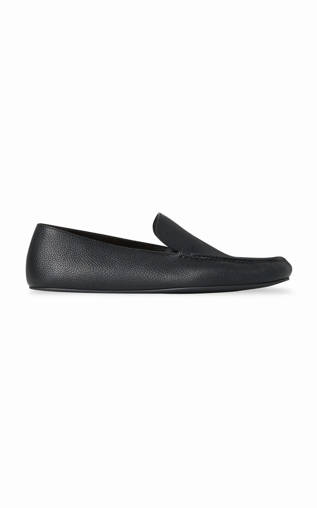 Leo Leather Slippers by The Row