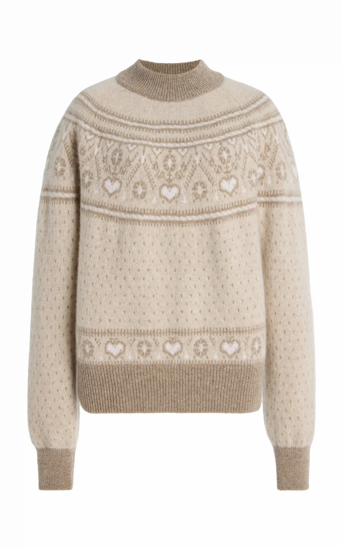 Guy Fair Isle Cashmere Sweater by Khaite