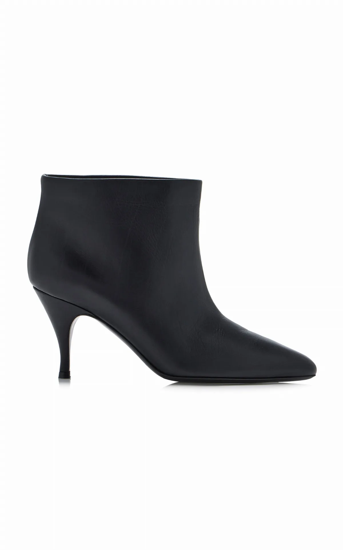 Silhouette Leather Ankle Boots by Herbert Levine